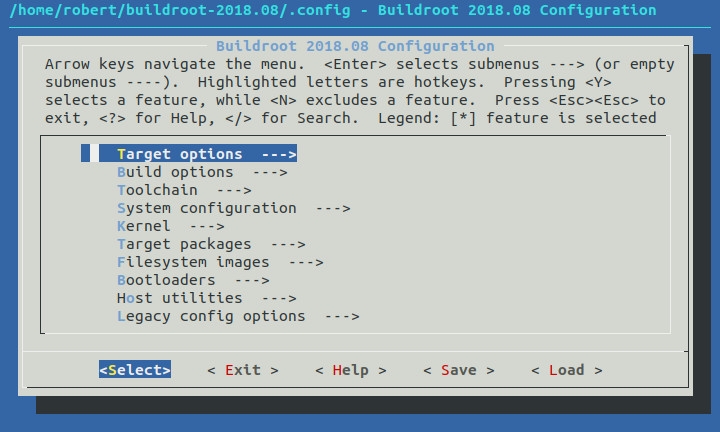 buildroot-menu